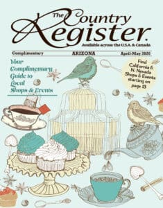 Colorful birds on a magazine cover.