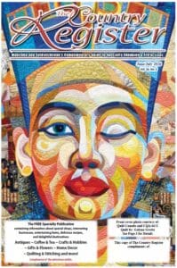 Christmas and New Year greeting magazine cover.
