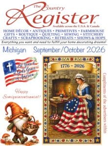 Magazine cover celebrating 250 years USA.